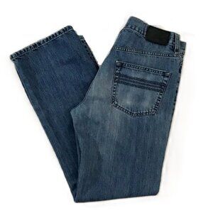 Lacoste Men’s Straight Leg Medium Blue Wash Jeans – Size 32